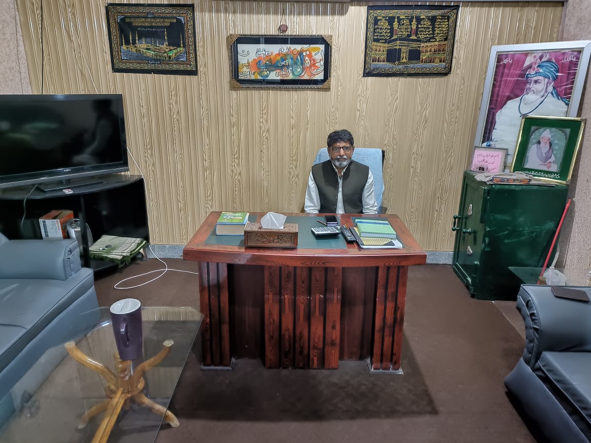 Bukhari Traders office with founder